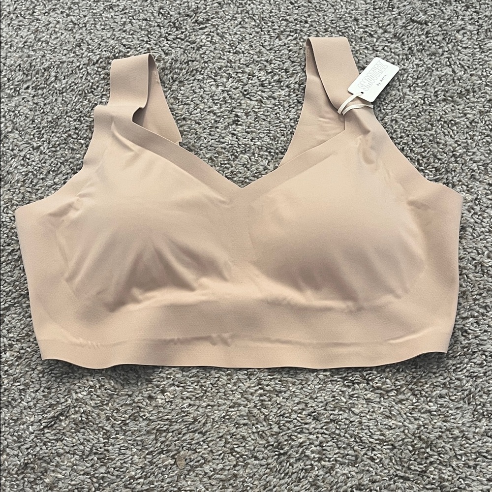 Aerie Smoothez Tan Seamless Bra